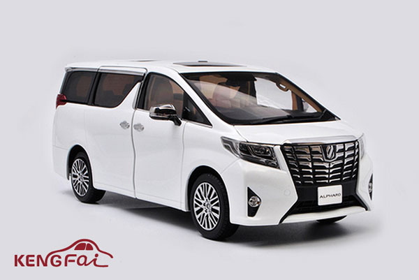 1/18 Toyota Alphard White *Right-hand Steering