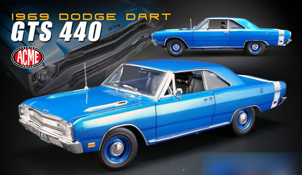 1/18 1969 Dodge Dart GTS 440