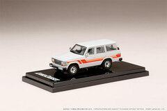 1/64 Toyota LANDCRUISER 60 GX 1988 / Optional Side Sticker White