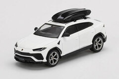 1/64 Lamborghini Urus Bianco Monocerus Matt (White) w/Roof Box (Right-hand Steering)