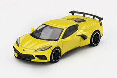 1/64 Chevrolet Corvette Stingray 2020 Accelerate Yellow (Left-hand Steering)