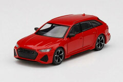 1/64 Audi RS 6 Avant Carbon Black Edition Tango Red (Left-hand Steering)