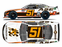 1/64 Jeremy Clement #51 All South Electric Throwback Chevrolet Camaro NASCAR Xfinity 2021
