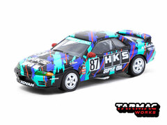 1/64 Nissan Skyline GT-R R32 HKS With metal oil can