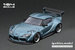 1/64 PANDEM Supra (A90) Matte Blue Gray Metallic