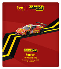 1/64 Ferrari 458 Italia GT3 Pirelli World Challenge 2015