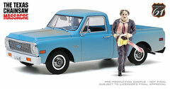 Highway 61 1/18 The Texas Chain Saw Massacre (1974) - 1971 Chevrolet C-10 with Leatherface Figure