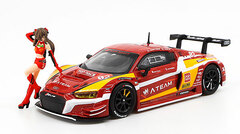1/64 Audi R8 LMS Eva RT General Use Type EVA-02 X Works Asuka Langley Shikinami RQ Figure Set
