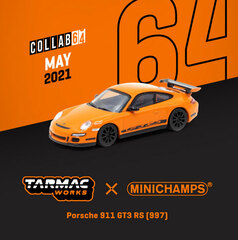 1/64 Porsche 911 GT3 RS (997) Orange
