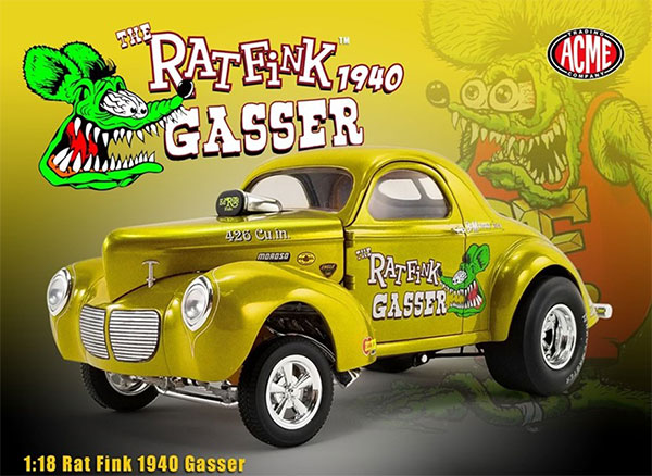 1/18 Rat Fink 1940 Gasser