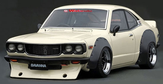1/18 Mazda Savanna (S124A) Racing White
