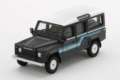 1/64 Land Rover Defender 110 1985 County Station Wagon Gray (Right-hand Steering)