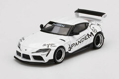 1/64 Pandem Toyota GR Supra V1.0 White (Left-hand Steering)