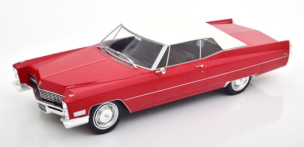 1/18 Cadillac Deville Soft top 1967 red/white