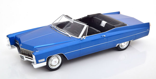 1/18 Cadillac Deville Convertible 1967 blue metallic