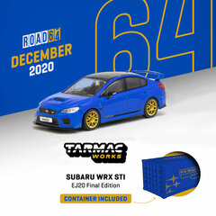1/64 Subaru WRX STI EJ20 Final Edition Blue *w/Container BOX