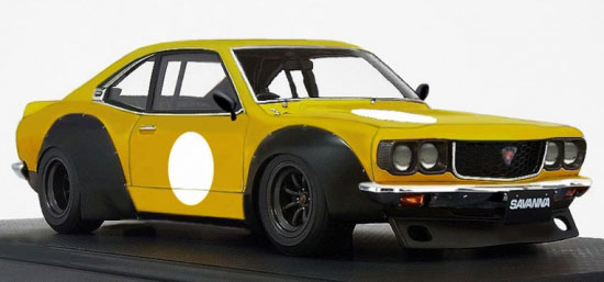 1/18 Mazda Savanna (S124A) Racing Yelllow