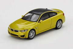 1/64 BMW M4 (F82) Austin Yellow Metallic (Left-hand Steering)
