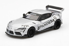 1/64 Pandem Toyota GR Supra V1.0 Silver (Right-hand Steering)