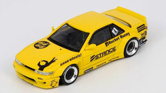 1/64 Nissan Silvia S13 ROCKET BUNNY V2 Yellow