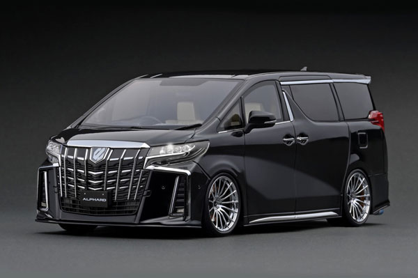 1/18 Toyota Alphard (H30W) Executive Lounge S Black