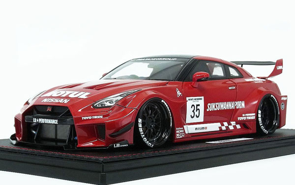 1/18 LB-Silhouette WORKS GT Nissan 35GT-RR Red