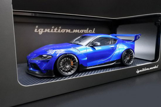 1/18 PANDEM Supra (A90) Blue Metallic