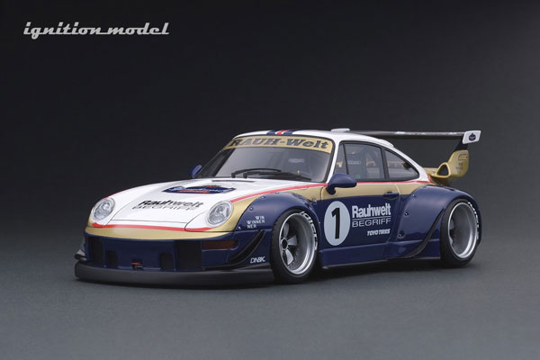 1/18 RWB 993 White/Gold/Blue