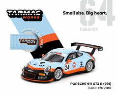 1/64 Porsche 911 GT3 R (991) GULF 12h 2018 Driver: Goethe / Hall / Fatien / Grogor *Container BOX Package