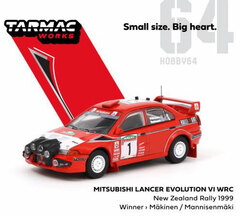 1/64 Mitsubishi Lancer Evolution VI WRC New Zealand Rally 1999 Winner Driver: Makinen / Mannisenmaki