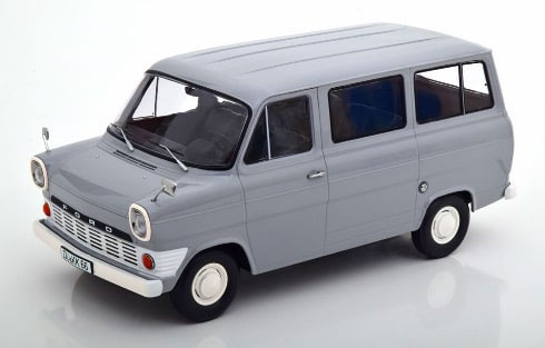 1/18 Ford Transit Bus 1965 light grey