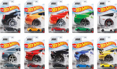 Hot Wheels Premium Theme Assortment - Factory 500 10Car Assorted Carton