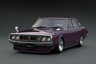 1/18 Nissan Skyline 2000 GT-X (GC110) Purple