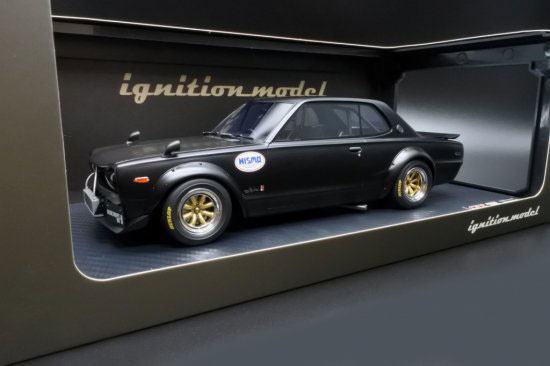 1/18 Nissan Skyline 2000 GT-R (KPGC10) Matte Black