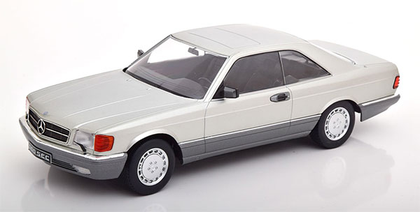 1/18 Mercedes 560 SEC C126 1985 silver