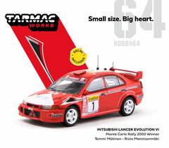 1/64 Mitsubishi Lancer Evolution VI Monte Carlo Rally 2000 Winner