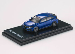 1/64 Honda Civic Hatchback (FK7) Custom Version Brilliant Sporty Blue Metallic