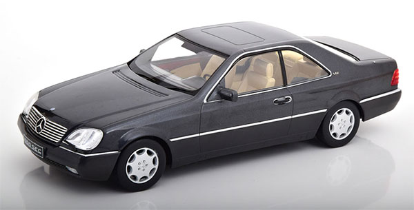 1/18 Mercedes 600 SEC C140 1992 anthrazit