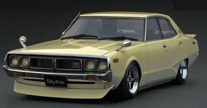 1/18 Nissan Skyline 2000 GT-X (GC110) Gold