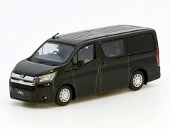 1/64 Diecast Model Toyota Hi-Ace 300 (Overseas Type) C33123 Black Mica