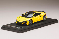 1/43 Honda NSX (NC1) 2020 Option Mounted Car Yellow Pearl
