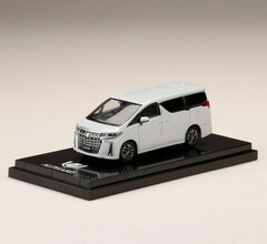1/64 Toyota Alphard (H30W) Aero Type White Pearl Crystal Shine