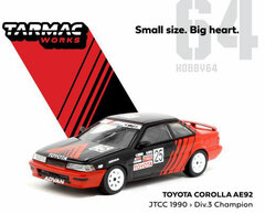 1/64 Toyota Corolla AE92 JTCC 1990 Div.3 Champion Driver: Keiichi Suzuki/ Morio Nitta
