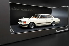 1/43 Nissan Cedric (P430) 4Door Hardtop 280E Brougham White *Spork-Wheel