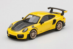 1/64 Porsche 911 GT2 RS Racing Yellow (Left-hand Steering)