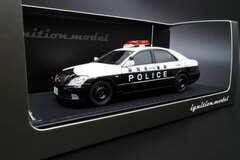 1/43 Toyota Crown (GRS180) Shizuoka Prefectural Police Traffic Department Mobile Unit No.55