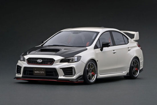 1/18 SUBARU WRX (CBA-VAB) STI White Pearl