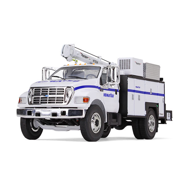 1/34 Ford F-650 w/Maintainer, Service Body Komatsu