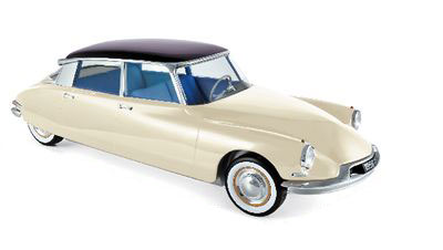 1/12 Citroen DS 19 1956 Champagne/Aubergine