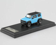 The mini Car 1/64 Suzuki Jimny Cierra Light Blue